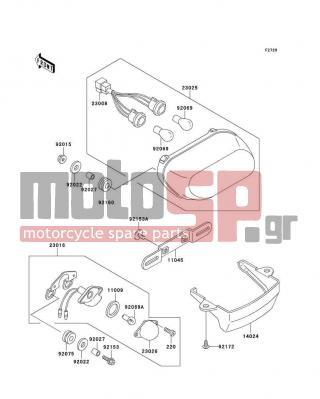 KAWASAKI - CANADA ONLY 2005 -  - Taillight(s)