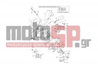 YAMAHA - FZ1-S 1000 (GRC) 2007 - Body Parts - COWLING 1 - 3C3-Y283G-B0-P4 - Body, Front Upper 1