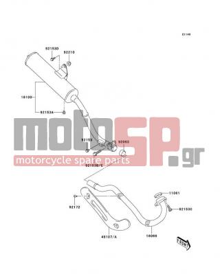 KAWASAKI - KLX125 2005 -  - Muffler(s)