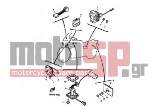 YAMAHA - FJ1100 (EUR) 1985 - Electrical - ELECTRICAL 1 - 36Y-81940-00-00 - Starter Switch Assy