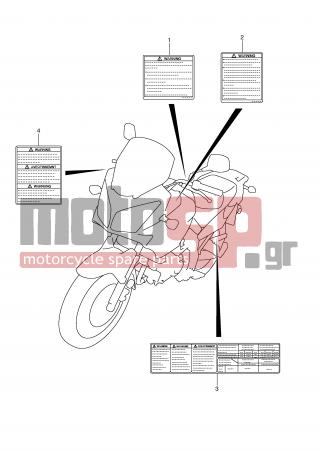 SUZUKI - DL650A (E2) ABS V-Strom 2008 - Body Parts - LABEL (MODEL L0) - 99011-27G56-01A - MANUAL, OWNER'S (ENGLISH)