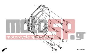 HONDA - CBR600F (ED) 2005 - Κινητήρας/Κιβώτιο Ταχυτήτων - GENERATOR COVER - 94301-10160- - DOWEL PIN, 10X16
