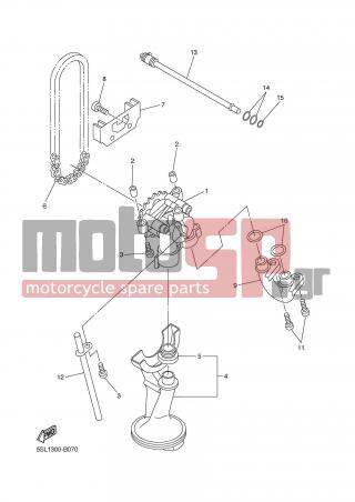 YAMAHA - FZ6-S (GRC) 2004 - Engine/Transmission - OIL PUMP