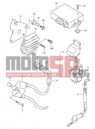SUZUKI - XF650 (E2) Freewind 1997 - Electrical - ELECTRICAL - 09180-06079-000 - SPACER, IGNITION COIL