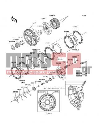 KAWASAKI - NINJA® ZX™-6R 2005 - Κινητήρας/Κιβώτιο Ταχυτήτων - Clutch - 92145-1339 - SPRING