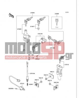 KAWASAKI - VULCAN 750 2005 -  - Ignition Switch/Locks/Reflectors