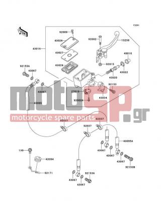 KAWASAKI - Z1000 (EUROPEAN) 2005 -  - Front Master Cylinder