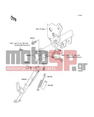 KAWASAKI - Z750S 2005 -  - Stand(s) - 92145-0085 - SPRING,SIDE STAND