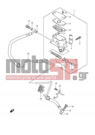 SUZUKI - GSX1300 BKing (E2)  2009 - Engine/Transmission - CLUTCH HOSE