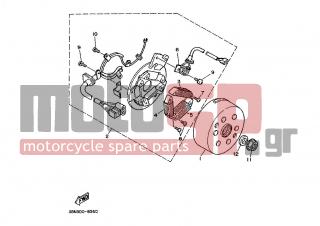 YAMAHA - DT200R (EUR) 1989 - Electrical - GENERATOR - 97604-04106-00 - Screw, Pan Head With Washer