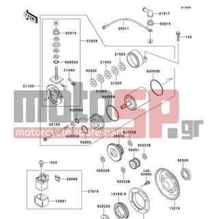 KAWASAKI - CANADA ONLY 2004 -  - Starter Motor - 92055-1381 - RING-O,STARTER MOTOR