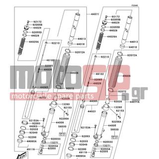 KAWASAKI - CANADA ONLY 2004 -  - Front Fork - 92026-S127 - SPACER