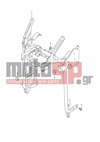 SUZUKI - AN650A (E2) ABS Burgman 2009 - Body Parts - LEG SHIELD BRACE - 01570-0816B-000 - BOLT