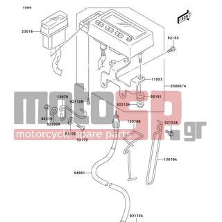 KAWASAKI - CANADA ONLY 2004 -  - Meter(s) - 13070-S020 - GUIDE,METER CABLE