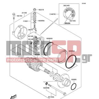 KAWASAKI - CANADA ONLY 2004 -  - Starter Motor - 92055-S068 - RING-O