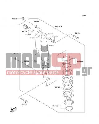 KAWASAKI - CANADA ONLY 2004 -  - Shock Absorber(s) - 92145-S140 - SPRING