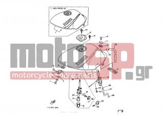 YAMAHA - RD350LC (ITA) 1991 - Body Parts - FUEL TANK - 29L-2416A-00-00 - Hose