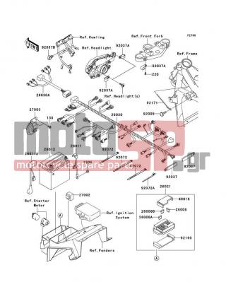 KAWASAKI - CANADA ONLY 2004 -  - Chassis Electrical Equipment - 26006-1068 - FUSE,10A-R