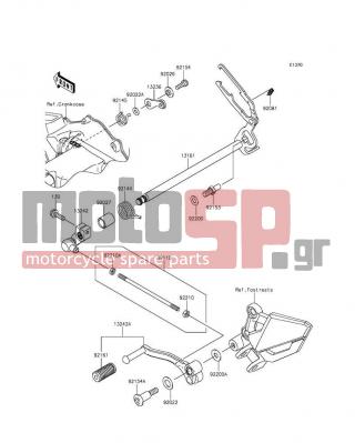 KAWASAKI - NINJA® 300 ABS 2015 - Engine/Transmission - Gear Change Mechanism - 92200-0490 - WASHER,8.5X20X1.6