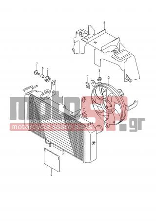 SUZUKI - DL650 (E2) V-Strom 2007 - Engine/Transmission - RADIATOR