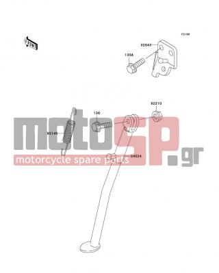 KAWASAKI - KDX220R 2004 -  - Stand(s) - 92145-0116 - SPRING,SIDE STAND