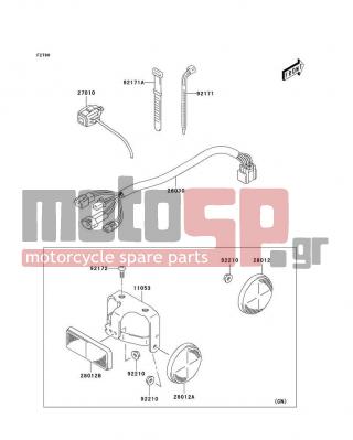 KAWASAKI - KLX125 2004 -  - Chassis Electrical Equipment - 92210-S067 - NUT