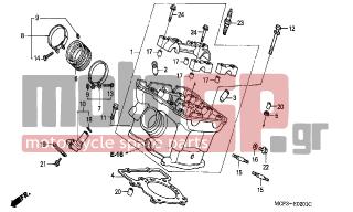 HONDA - VTR1000SP (ED) 2006 - Κινητήρας/Κιβώτιο Ταχυτήτων - REAR CYLINDER HEAD - 31919-MEB-671 - PLUG, SPARK (IFR9H11) (NGK)