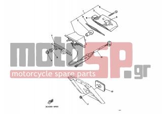 YAMAHA - TDR250 (EUR) 1990 - Electrical - TAILLIGHT - 34Y-84723-E0-00 - Gasket, Tail Lens
