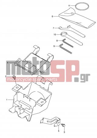 SUZUKI - GSF650 (E2) 2006 - Body Parts - MANUAL BOX - 01550-06123-000 - BOLT