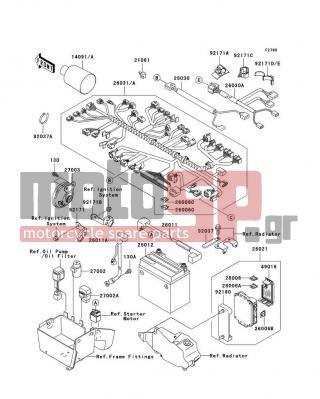 KAWASAKI - VULCAN 1600 MEAN STREAK 2004 -  - Chassis Electrical Equipment - 26006-1061 - FUSE,15A-B