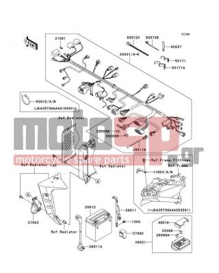 KAWASAKI - Z1000 (EUROPEAN) 2004 -  - Chassis Electrical Equipment - 49016-1177 - COVER-SEAL,FUSE