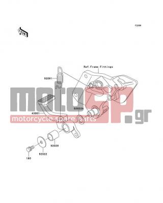 KAWASAKI - ZZR1200 2004 -  - Brake Pedal/Torque Link