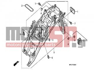 HONDA - CB600FA (ED)  2008 - Body Parts - REAR FENDER - 80103-192-600 - PLUG, RR. FENDER
