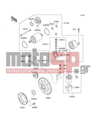 KAWASAKI - CANADA ONLY 2003 -  - Starter Motor - 27010-1327 - SWITCH,MAGNETIC