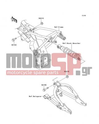 KAWASAKI - KLX110 2003 -  - Rear Suspension