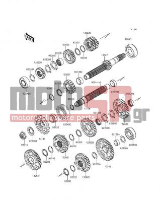 KAWASAKI - NINJA® ZX™-10R ABS 30TH ANNIVERSARY 2015 - Engine/Transmission - Transmission - 92045-0156 - BEARING-BALL,63/22LU