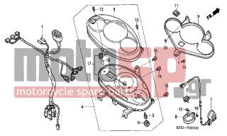 HONDA - SES125 (ED) 2002 - Electrical - METER - 32101-KPZ-900 - HARNESS, FR. WIRE