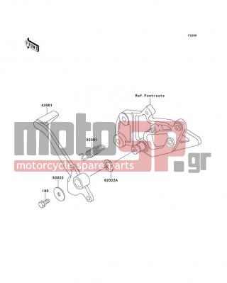 KAWASAKI - NINJA® 500R 2003 -  - Brake Pedal/Torque Link