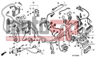 HONDA - FJS600A (ED) ABS Silver Wing 2007 - Electrical - WIRE HARNESS - 93500-040200H - SCREW, PAN, 4X20