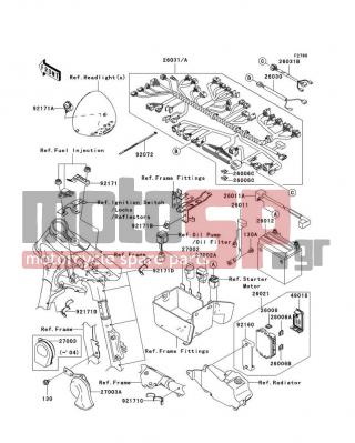 KAWASAKI - VULCAN 1600 CLASSIC 2003 -  - Chassis Electrical Equipment - 49016-0005 - COVER-SEAL,FUSE