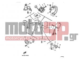 YAMAHA - RD350LC (ITA) 1991 - Electrical - EQUIPO ELECTRICO 2 - 90201-06067-00 - Washer, Plate