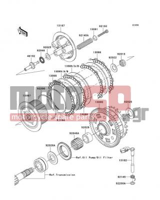 KAWASAKI - Z1000 2003 - Engine/Transmission - Clutch