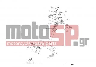 YAMAHA - IT200 (EUR) 1986 - Πλαίσιο - STEERING - 5Y0-23389-00-00 - Guide, Cable
