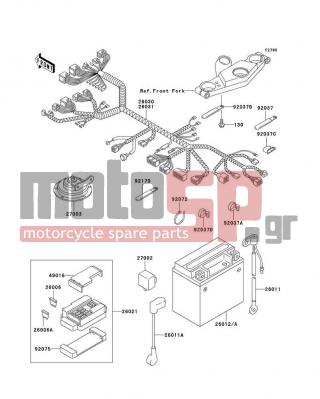 KAWASAKI - ZZR600 2003 -  - Chassis Electrical Equipment - 27003-1316 - HORN