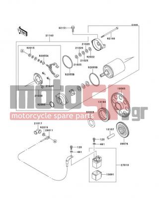 KAWASAKI - CANADA ONLY 2002 -  - Starter Motor - 120S0510 - BOLT-SOCKET