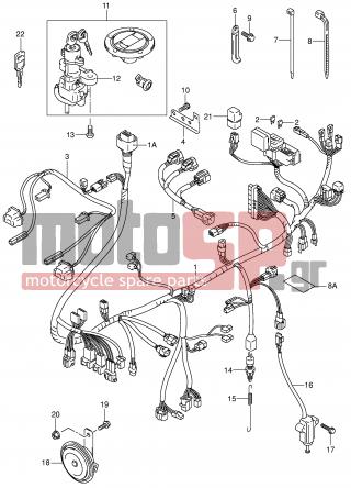 SUZUKI - SV1000 (E2) 2003 - Electrical - WIRING HARNESS (SV1000S/S1/S2) - 37740-24A00-000 - SWITCH ASSY, STOP LAMP
