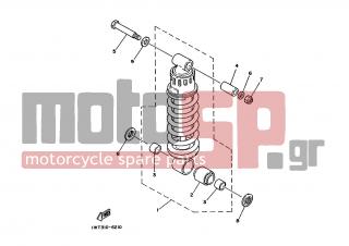 YAMAHA - RD350LC (ITA) 1991 - Suspension - REAR SUSPENSION - 90201-12729-00 - Washer, Plate