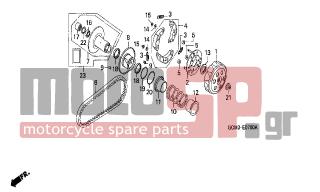 HONDA - SZX50 (X8R) (IT) 2001 - Engine/Transmission - DRIVEN FACE - 90202-187-000 - NUT, SPECIAL, 28MM