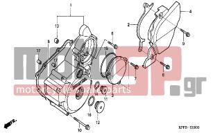 HONDA - CBF250 (ED) 2006 - Κινητήρας/Κιβώτιο Ταχυτήτων - LEFT CRANKCASE COVER - 91021-KPF-961 - BEARING, NEEDLE, 10X14X10