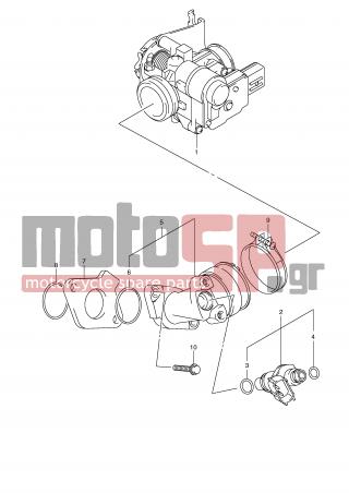 SUZUKI - UX150 (E2) Sixteen 2010 - Κινητήρας/Κιβώτιο Ταχυτήτων - THROTTLE BODY (MODEL L0) - 13101-20H50-000 - PIPE, INTAKE